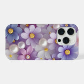 Sonnengeküsste Florale Pracht iPhone Hülle (Rückseite (Horizontal))