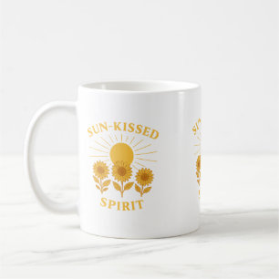 Sonnengeküsster Geist Strahlende Sonnenblumen-Graf Kaffeetasse