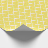 Sonnengelb Tie Dye Geschenkpapier (Ecke)