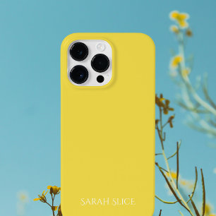 Sonnengelbe Farbe Sommersonnenname iPhone 16 Pro Max Hülle