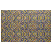 Sonnengelbe goldene Navy Sonnenblumen Blätter Must Stoff (Fat Quarter (45,7 x 55,9 cm))