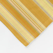 Sonnengelbe Streifen Fleecedecke (Ecke)
