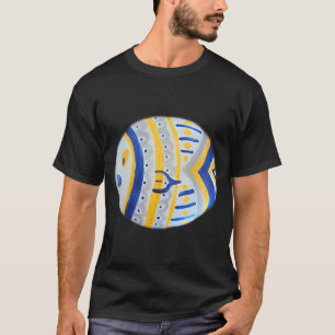 Sonnengelber Fisch T-Shirt