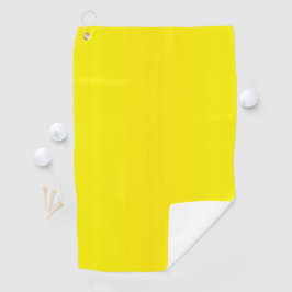 Sonnengelbes Gelb Golfhandtuch