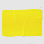 Sonnengelbes Gelb Golfhandtuch (Horizontal)