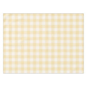 Sonnengelbes Gingham-Karo-Gingham Tischdecke (Vorderseite (Horizontal))