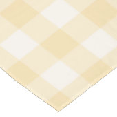 Sonnengelbes Gingham-Karo-Gingham Tischdecke (Schrägansicht)