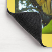 Sonnengelbes Monarch Mousepad (Ecke)
