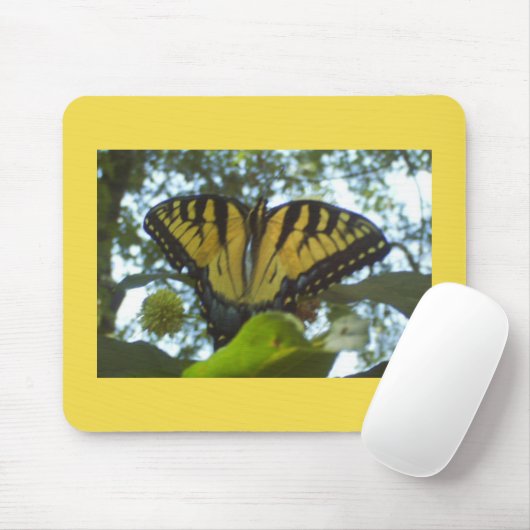 Sonnengelbes Monarch Mousepad (Mit Mouse)
