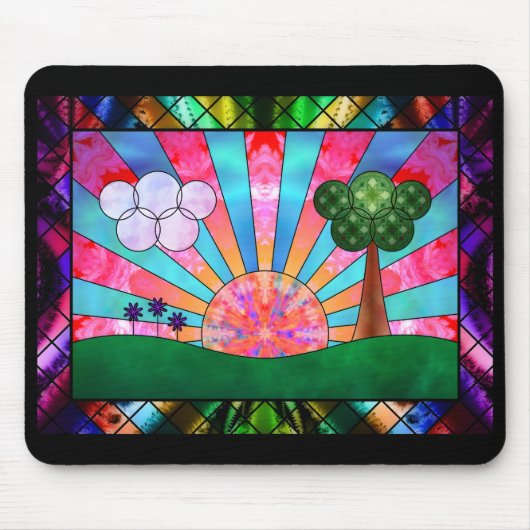 Sonnengesang-Mausepad Mousepad (Vorne)