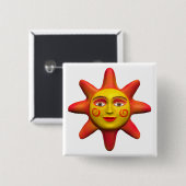 SonnenGesicht Button (Vorne & Hinten)