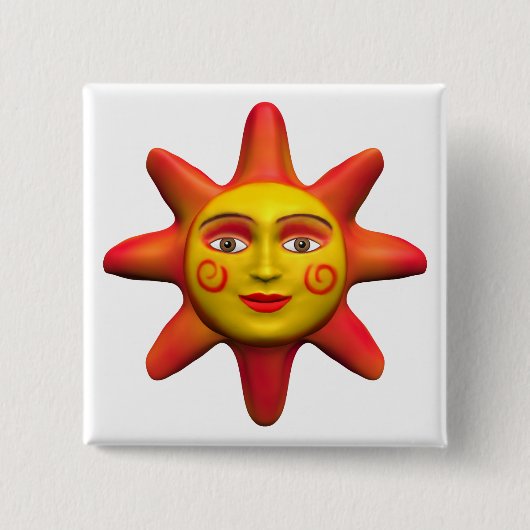 SonnenGesicht Button (Vorderseite)