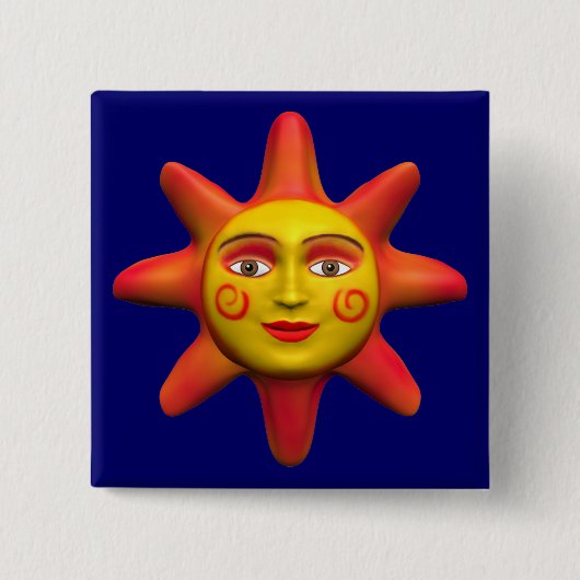 SonnenGesicht Button (Vorderseite)