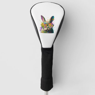 Sonnengesicht Cool Osterhase mit Brille Golf Headcover