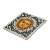 Sonnengesicht Fliese (Seite)