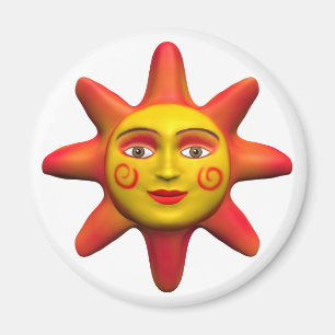 SonnenGesicht Magnet