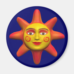 SonnenGesicht Magnet