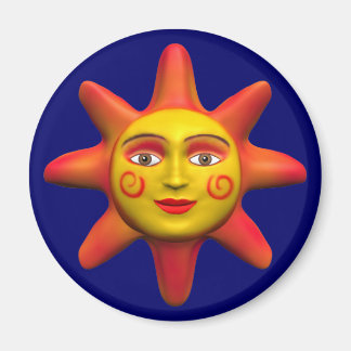 SonnenGesicht Magnet