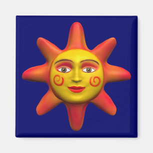 SonnenGesicht Magnet