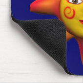 SonnenGesicht Mousepad (Ecke)