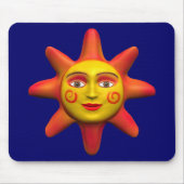 SonnenGesicht Mousepad (Vorne)