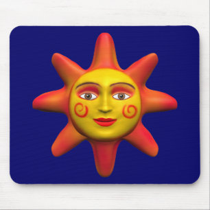 SonnenGesicht Mousepad