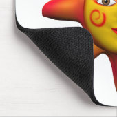 SonnenGesicht Mousepad (Ecke)