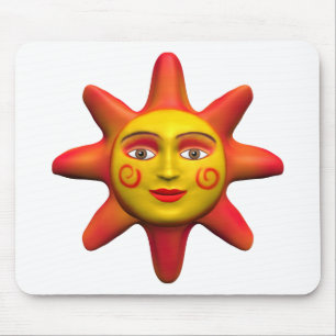 SonnenGesicht Mousepad