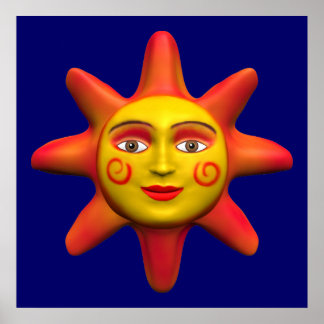 SonnenGesicht Poster
