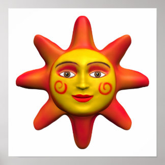 SonnenGesicht Poster