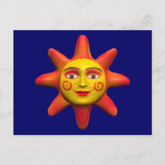 SonnenGesicht Postkarte
