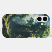 Sonnengesprenkelter Waldweg Case-Mate iPhone Hülle (Rückseite (Horizontal))