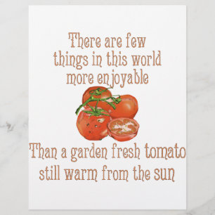 Sonnengewärmte Tomaten Flyer
