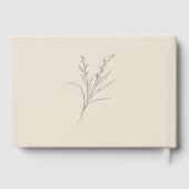 Sonnengewaschene Gartenhochzeit ID1283 Gästebuch (Rückseite)