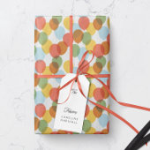 Sonnengewaschenes Party Balloons Muster Geschenkpapier