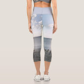 Sonnenglanz am Strand Capri Leggings (Rückseite)