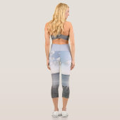 Sonnenglanz am Strand Capri Leggings (Rückseite)