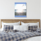Sonnenglanz am Strand Leinwanddruck (Insitu (Schlafzimmer))