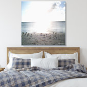 Sonnenglanz am Strand Leinwanddruck (Insitu (Schlafzimmer))