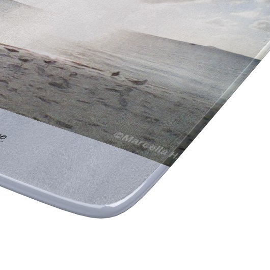 Sonnenglanz am Strand Schneidebrett (Ecke)