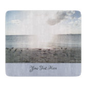 Sonnenglanz am Strand Schneidebrett (Vorderseite)