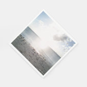 Sonnenglanz am Strand Serviette (Ecke)