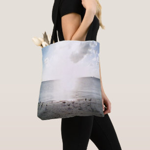 Sonnenglanz am Strand Tasche