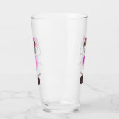 Sonnenglas mit Ballerina-Maus - Malerei Glas (Links)