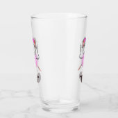 Sonnenglas mit Ballerina-Maus - Malerei Glas (Rechts)