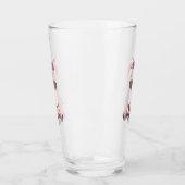 Sonnenglas mit rosa Donkey Glas (Links)