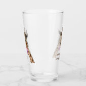 Sonnenglas mit spielerischer Giraffe - Beifall Glas (Links)