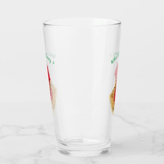 Sonnenglas mit überraschender Rasterlinie - Benutz Glas (Links)