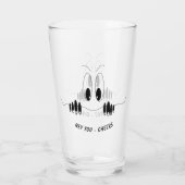 Sonnenglass mit Neugier Augen - Beifall Glas (Rückseite)
