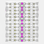 Sonnengrabbel Fleecedecke (Vorderseite)